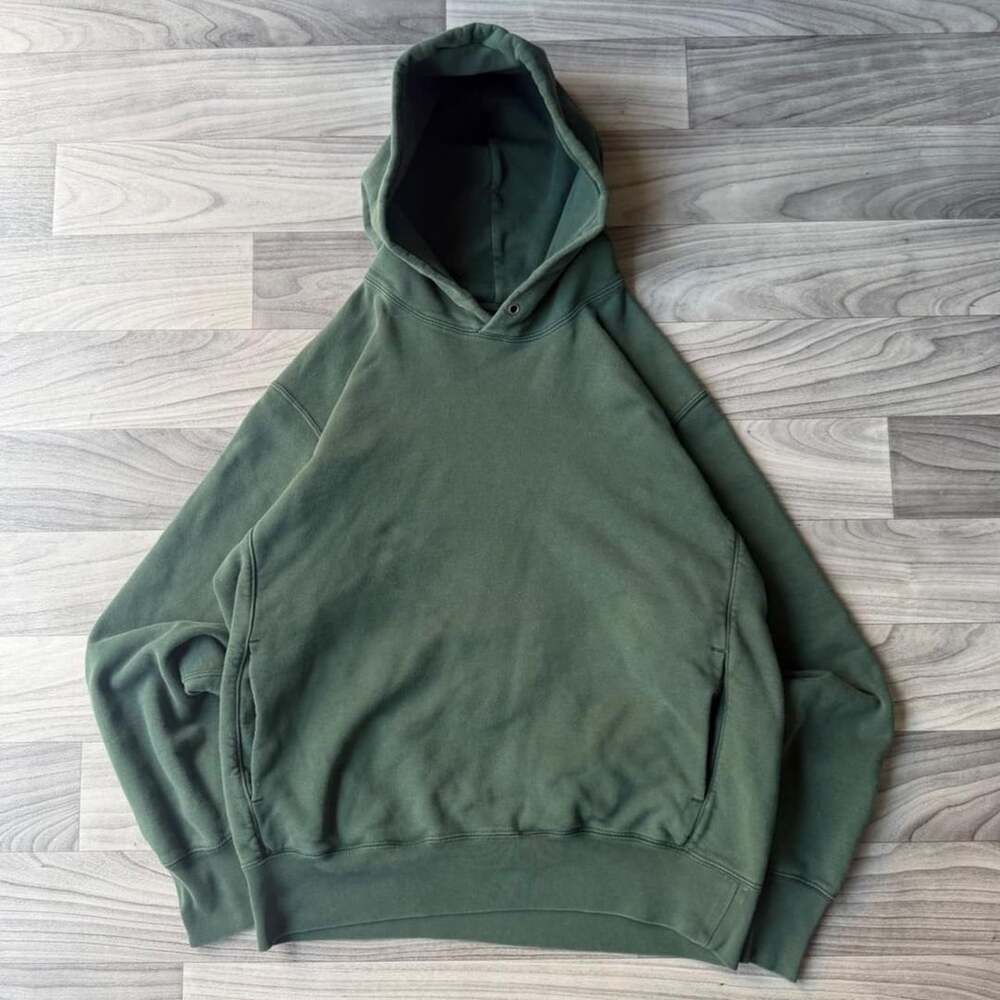 UNIQLO Green Hoodie Y2K Vintage Heavyweight Pullover